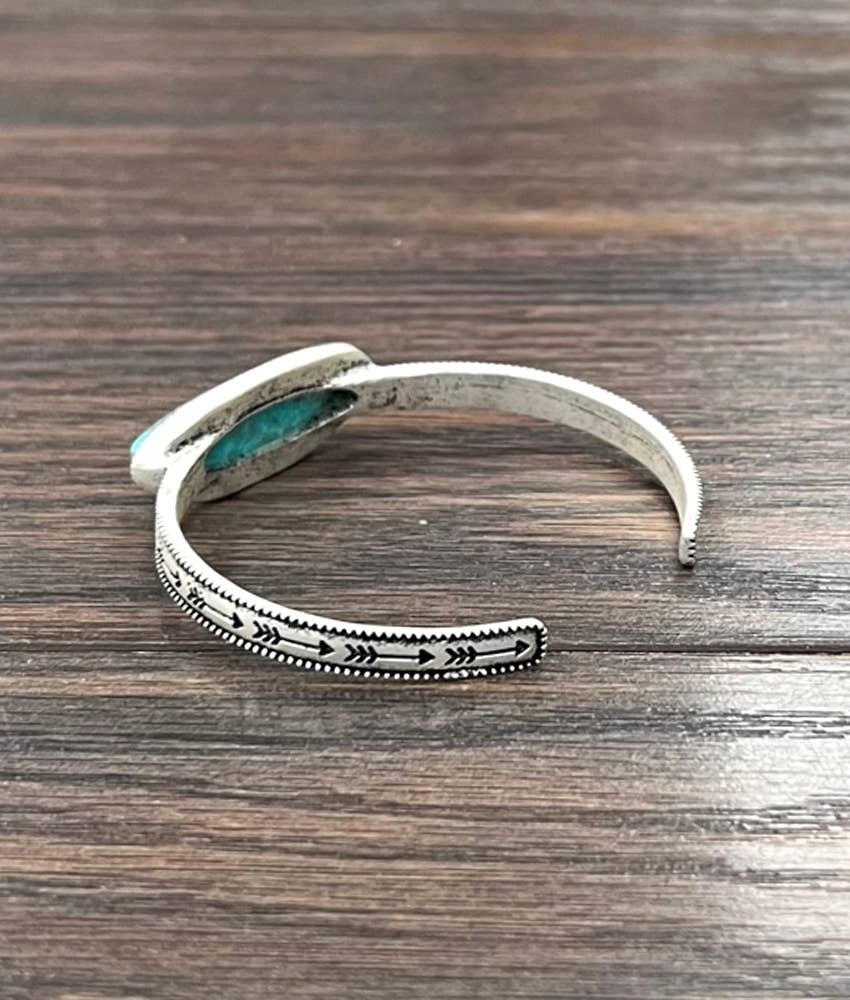 711343, Turquoise Cuff Bracelet