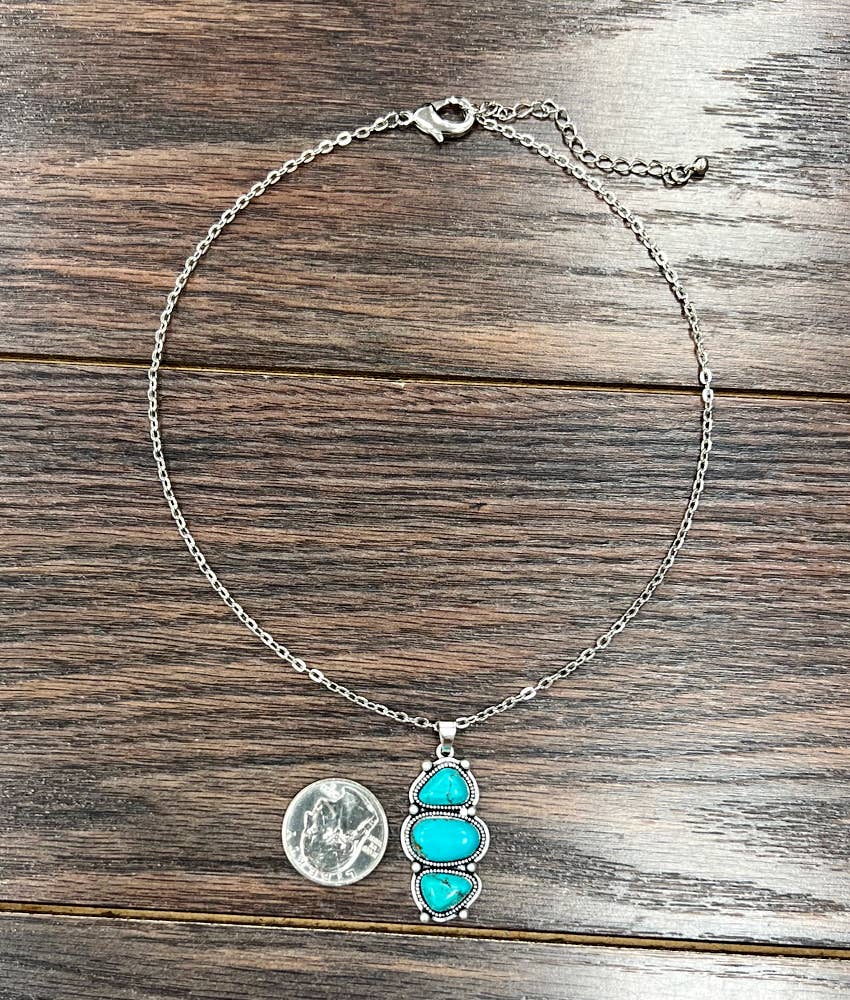 737494, Turquoise Necklace