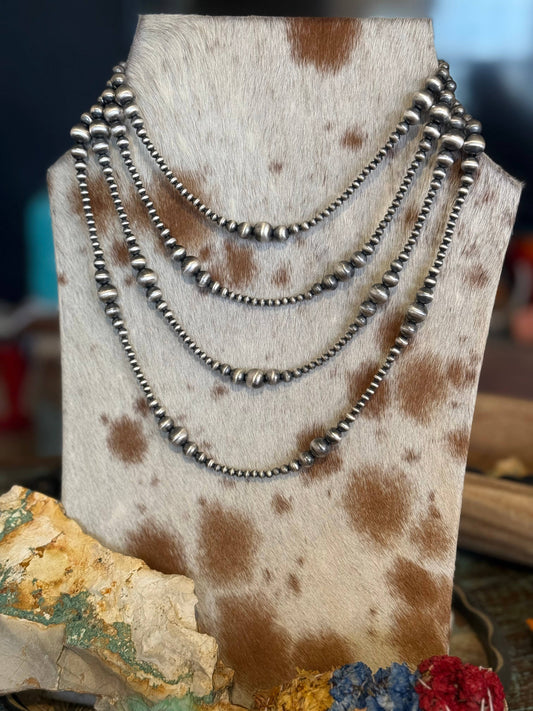 #046- Graduated Sterling Pearls