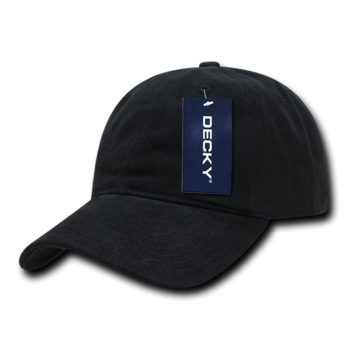 Decky 112 - Brushed Cotton Dad Hat, Low Profile Cap