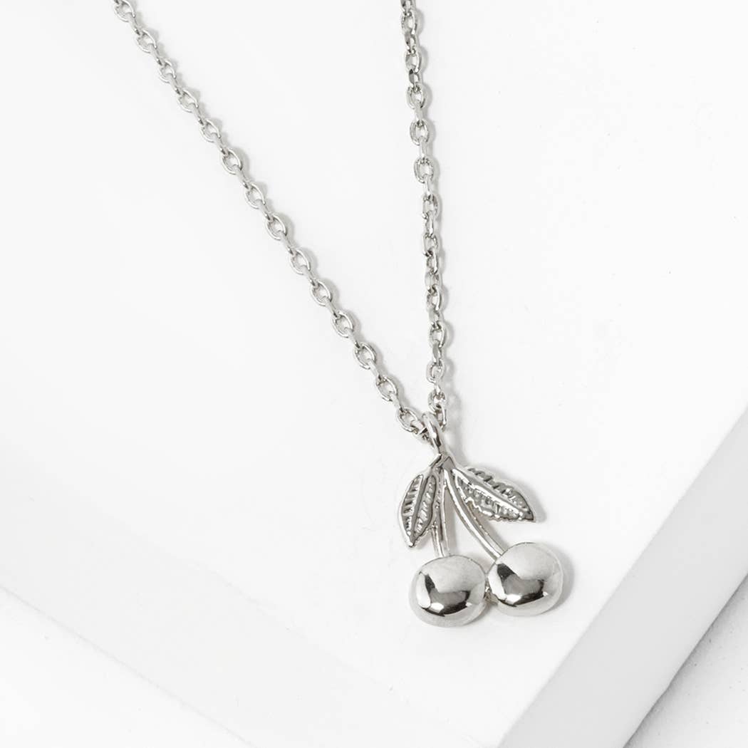 Better Together Dainty Cherry Charm Necklace